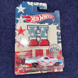 Hot Wheels 50th Anniversary "STARS & STRIPES" Chevrolet El Camino NEW!